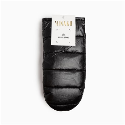 Варежки женские MINAKU, р-р 23 см, цв.черный