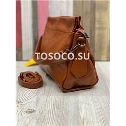 1023-2 brown сумка  Wifeore натуральная кожа 21х29х12