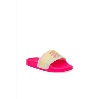 Girls Neon Pink Slippers Surprise Scount в корзине