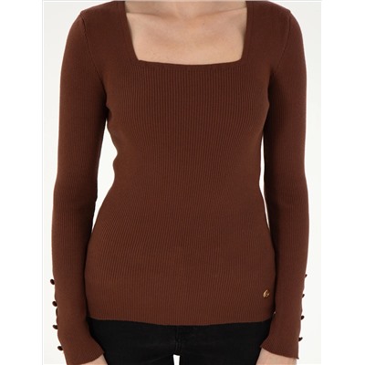 Браун Ex. Slim Fit Sweater