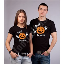 Парные футболки "Happy Halloween"