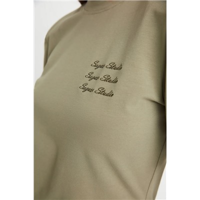X Sagaza Studio Khaki Pattali футболка TPRSS22S00000