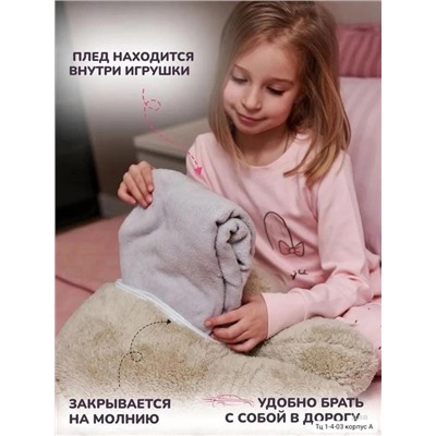Мягкая игрушка с пледом внутри 11.10.