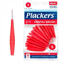 Набор ёршиков Plackers Dental Brush S (0,5 мм), 32 шт