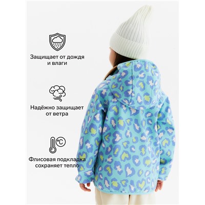 Ветровка на флисе для девочек KAFTAN «Лео», рост 110 см