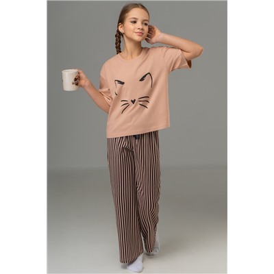 Хлопковая пижама для девочки Happyfox