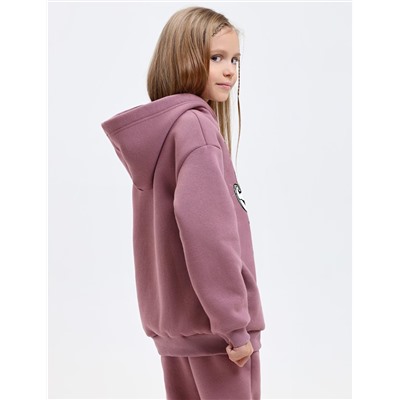 Толстовка с начёсом KETMIN SOFT ПРИВЕТ ТОМ И ДЖЕРРИ цв.Сухая роза