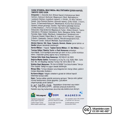 Vitamin in Water Multimen Multivitamin 30 капсул