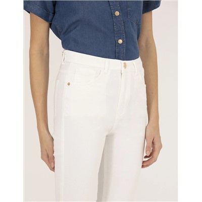 Ecru Skinny Fit Canvas брюки