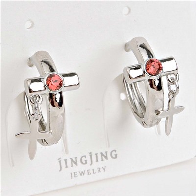 XUPING Серьги с замком кольцо арт. 18 1050 (id 278382)