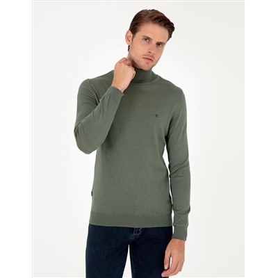 Duman Slim Fit Fisherman Neck Basic Kazakh