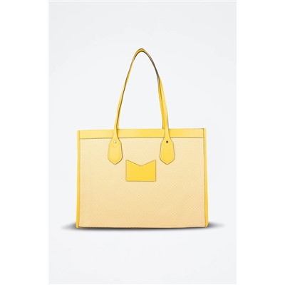 Bolso shopper - Amarillo