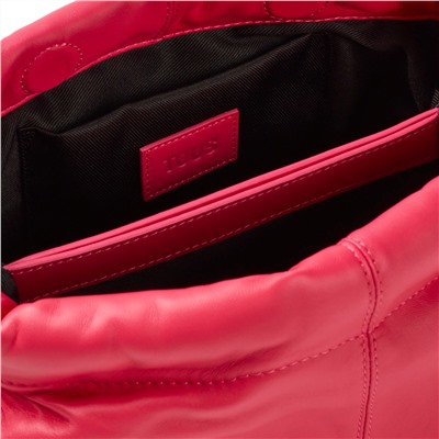 Bolso bandolera Tous Dolsa - cuero - fucsia