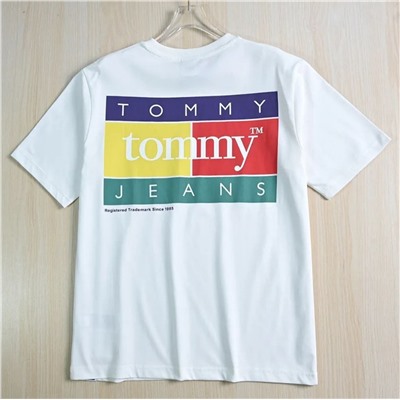 Повседневная хлопковая футболка Tommy Hilfige*r  ОРИГИНАЛ!