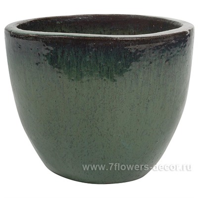 Кашпо Nobilis Marco "Viridian Round" (керамика), D37хН30 см