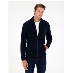 Navy Blue обычный полярный кардиган