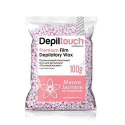 Воск для депиляции пленочный Premium Mauve Jasmine, 100 гр, бренд - Depiltouch Professional