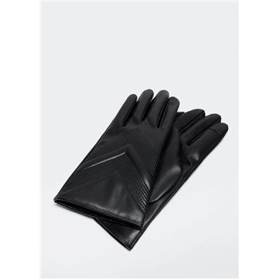 Guantes textura -  Mujer | MANGO OUTLET España