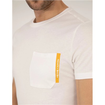 Ekru Slim Fit Pocket Bicycle T -For