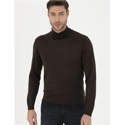 Brown Slim Fit Fisherman воротнич