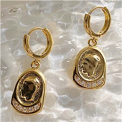 Серьги с замком кольцо арт. 22 6438 (id 277799)