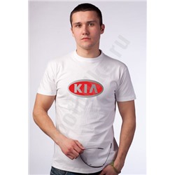 Футболка "Киа" белая