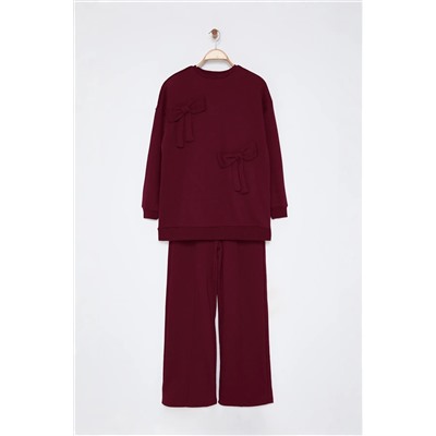 Bordeaux Ribbon Detail негабаритный сервисный команда TCTAW25US00119