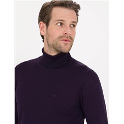 Purple Slim Fit Fisherman воротнич