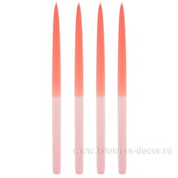 Набор свечей конических (парафин), 28 см, (4 шт)