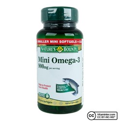 Nature's Bounty Mini Omega-3 900 мг 60 капсул