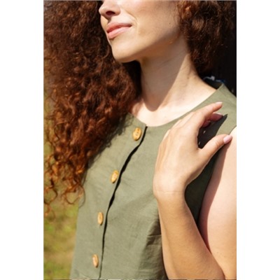 MELADO ПЛАТЬЕ ЖЕНСКОЕ LINEN 3314W-70155.2F-619