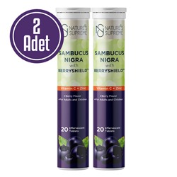 Nature's Supreme Sambucus Nigra 20 шипучих таблеток 2 шт.
