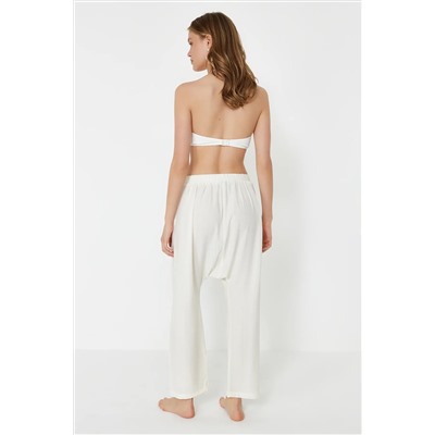 Ecru Plaing Shalwar Beach Bants Tbess24pl00011