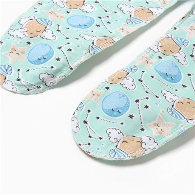 Костюм (распашонка, ползунки, чепчик) Bloom Baby Созвездия, р. 62 см, голубой