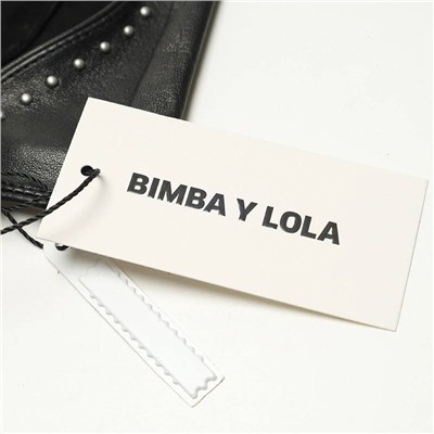 BIMB*A Y LOL*A женские кожаные перчатки, в новых цветах, чёрный и армейский зеленый, экспорт. Цена на оф сайте 85