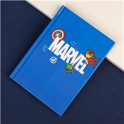 Блокнот А6, 40 листов в твёрдой обложке, MARVEL, «Мстители»