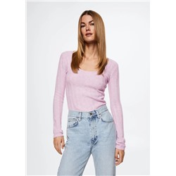 Jersey punto textura -  Mujer | MANGO OUTLET España