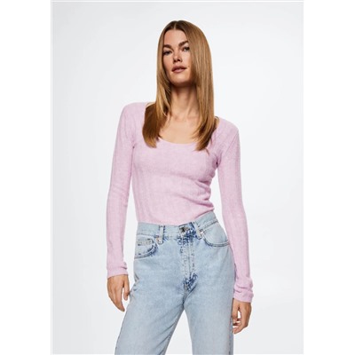 Jersey punto textura -  Mujer | MANGO OUTLET España
