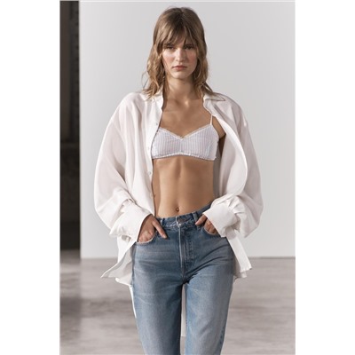 JEANS ZW COLLECTION RECTOS CROPPED TIRO MEDIO