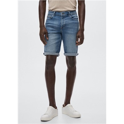 Bermudas vaqueras slim fit -  Hombre | MANGO OUTLET España