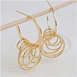 Серьги длинные на гвоздиках арт. 13 3340 (id 275064)