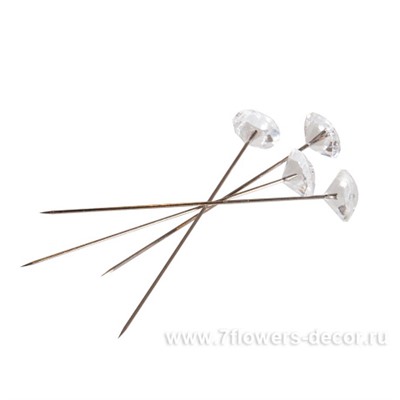 Набор Булавок брилиантовых, D1,2х6,4 см (100шт), Oasis Diamond Pins