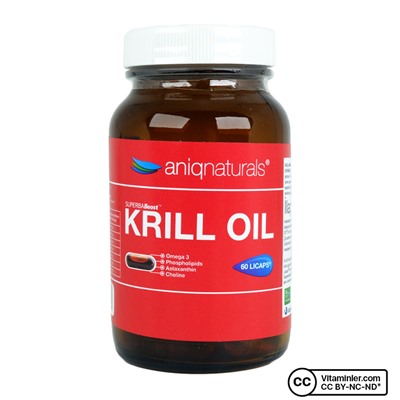 Aniqnaturals Superba масло криля стеклянная бутылка 60 капсул