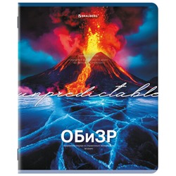 Тетрадь предметная КЛАССИКА ПРИРОДА 48 л, обложка картон, ОБиЗР, клетка, подсказ, BRAUBERG, 405094