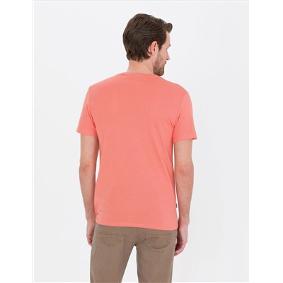 Pink Slim Fit Basic T -For