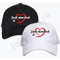 Парные бейсболки "Just married"