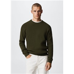 Jersey algodón estructura -  Hombre | MANGO OUTLET España