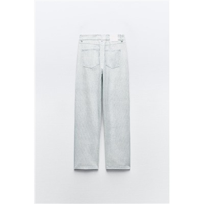 JEANS Z1975 DENIM RECTOS TIRO ALTO RAYAS