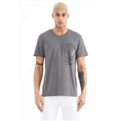 Мужская футболка Alan Dark Grey Standard Mold — 88208 A11ER-88208