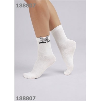 CLEVER Носки жен.Д5530 8 марта хл+эл